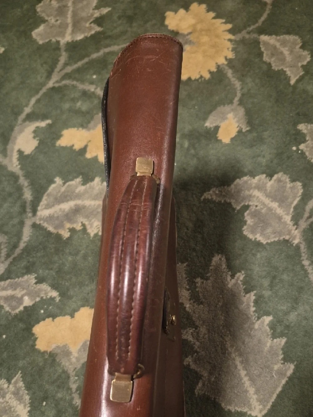 Classic Brown Leather Briefcase - Men's Professional Bag
